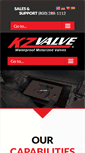 Mobile Screenshot of kzvalve.com